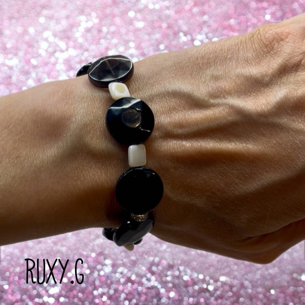Black and White Women's Bracelet